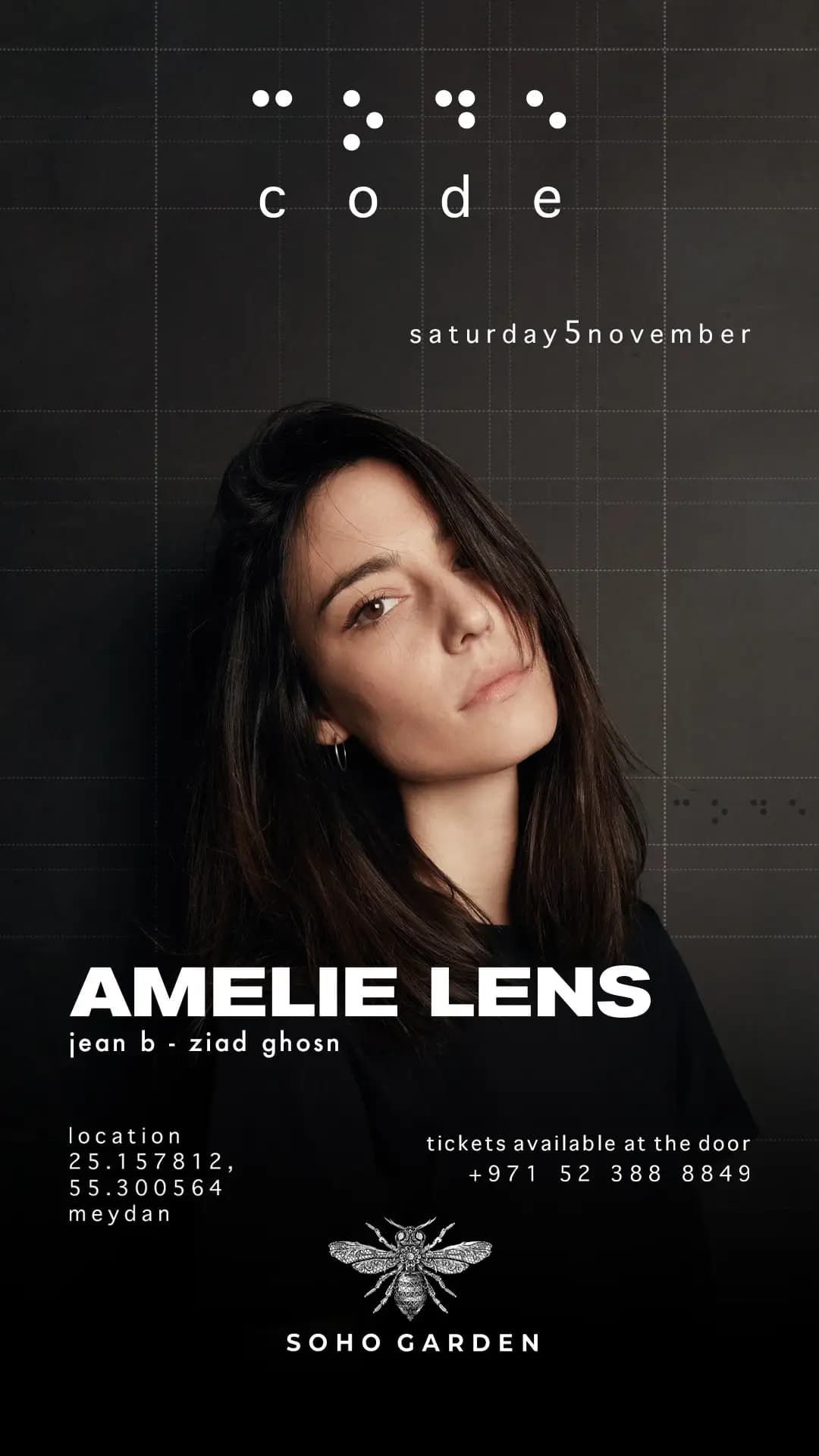 Spring party Press Amelie Lens 플라이어